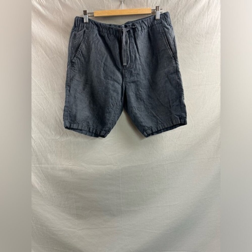 Private Member Gray Linen Blend Shorts
